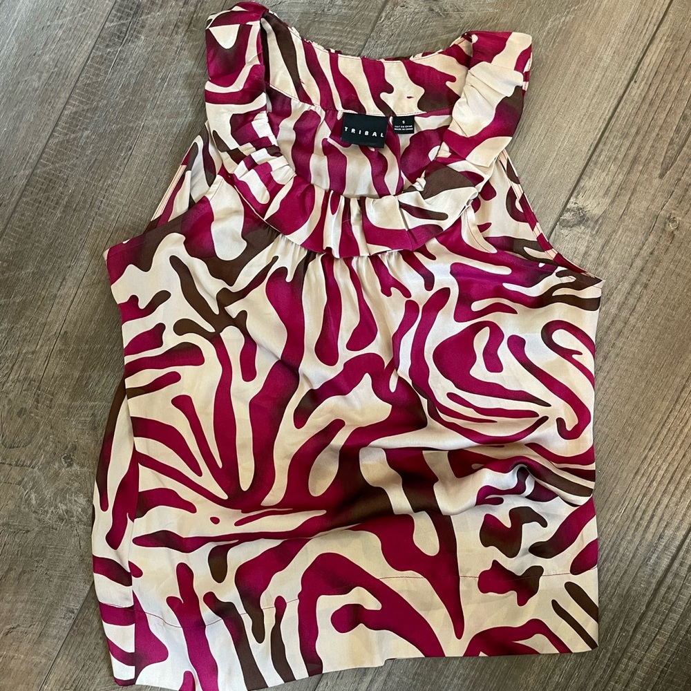Animal Print Tribal Brand Tank
